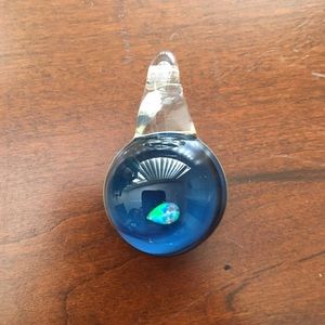 Blown glass pendant